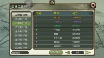 (七界传说实力排行榜)探秘七界传说中的战力排行榜排名情况